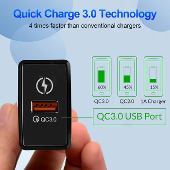 CASEIER Ātra Uzlādēšana Tālruņa Lādētājs, iPhone 11 Atbalsts QC 3.0 18W lielu Ātrumu Izejas Tālruņu Lādētāju Xiaomi Quick Lādētājs