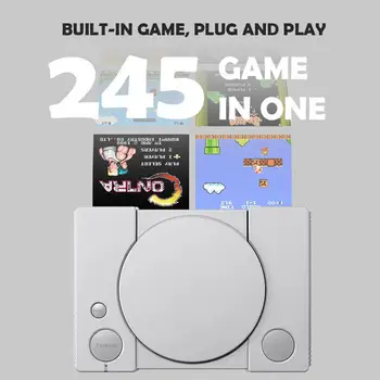 Klasisku Spēļu Konsoli 8-bit uz PS1 Mini Mājas 620 Darbības Spēle Entuziasts Izklaides Sistēma Retro Dubultā Kaujas Spēle Konsole