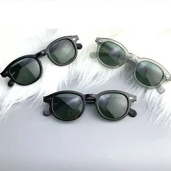 Džonijs Deps (Johnny Depp) vīriešu polarizētās saulesbrilles, acetāta rāmis zīmola dizainere saules brilles, vīriešu UV400 X134