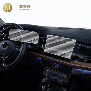 Par Volkswagen T-roc 2018 2019 2020 Rūdīts Stikls Automašīnas Navigācijas Ekrāna Aizsargs, LCD Displejs Filma T Roc Dashoard Paneļa Vāciņu