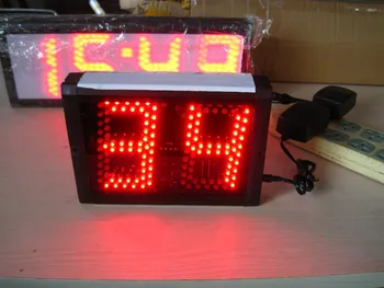 Big LED ciparu skaitītājs,sarkanā krāsā,tālvadības pults,99 led skaitītājs,bezmaksas piegāde
