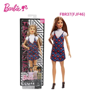 Jaunā Modeļa Sākotnējā Barbie Lelles Zīmola Princese blondi mati Fashionista Meitene Modes Lelle, Rotaļlietas Bērniem Dzimšanas dienas Dāvana Lelle bonecas