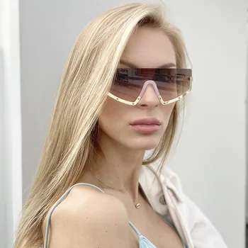 Modes viengabala Saulesbrilles Sieviešu viengabala Aizsargbrilles Jūra Āra Vadītāja Saulesbrilles Sieviešu Luksusa Zīmolu