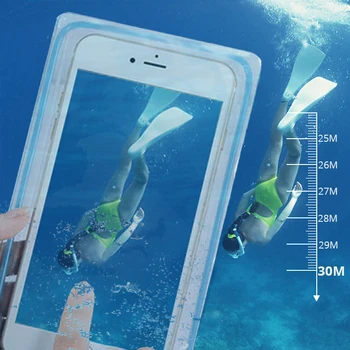 Ūdensizturīgs Gadījumā Niršanas Maisiņš Zemūdens Vāks Huawei p30 pro p40 psmart 2019 y6 2018 Gadījumā Viedtālrunis Zemūdens Fotografēšana