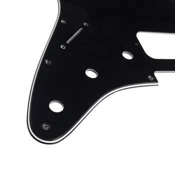 Pleroo Ģitāru piederumi Kreiso Roku pickguards ar 11 Skrūves fender Standard ST HH Stratocaster Guitarra Nulles Plate