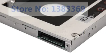 Ar slīpā mala Priekšējā Paneļa + Balstenis 2nd HDD SSD SATA cieto disku Caddy Adapter HP EliteBook 8440w 8530w 8540w 8730w 8740w