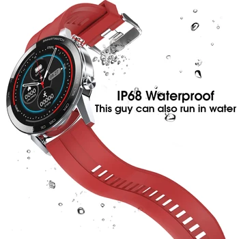 DIY Skatīties Smart dial Skatīties HD IPS ekrānu Smartwatch IP68 var peldēties ekspertu sporta Smart skatīties uz vīriešiem, sievietēm Saderīga ar IOS Android