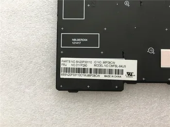 Jauns un Oriģināls, portatīvo datoru Lenovo ThinkPad T490 P43s L490 L390 T495 E495 E490 L380 L480 T480s E480 Tastatūra ar Aizmugurgaismojumu 01YP280 01YP360