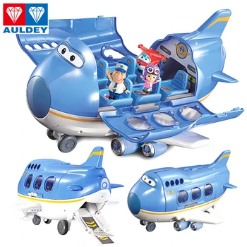 Patiesu AULDEY Super Spārniem Dapeng Gaisa kuģa Robots Rotaļlietu Laimīgs Kosmosa Izpētes un Dolly Projektēšana Automašīnas Rotaļlietas Bērniem Dāvanu