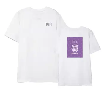 Vasaras kpop gidle (G)I-DLE koncerts pašas dalībvalsts nosaukums apdrukas t-krekls unisex o apkakli, īsām piedurknēm brīvs t krekls