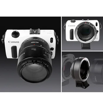Viltrox Auto Fokusu EF-EOS M MOUNT Objektīvs Mount Adapter Canon EF, EF-S Objektīvs ar Canon EOS Mirrorless Kameru