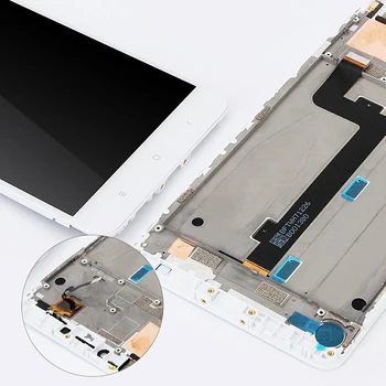 Sākotnējā Mi Max 2 LCD Xiaomi Mi Max 2 Displejs Ar Rāmi, Pieskarieties Ekrānam Digitizer Montāža Stikla 6.44