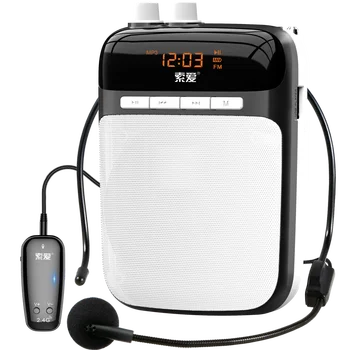 SOAIY S518 Portatīvo Megaphone Skaļrunis Mini Bezvadu Balss Pastiprinātājs Veicināšana Mācību Rokasgrāmata, Mikrofonu, Skaļruņu Atbalsts TF Karti