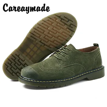 Careaymade-Jaunā Modes zemu Martin kurpes tīru krāsu apaļa galva ērti, elpojoši Britu anti kažokādas ikdienas apavi