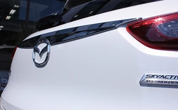 KOUVI ABS chrome plastmasas aizmugures Tailgate bagāžnieka vāks vāciņš melns, piederumi 2016 2017 2018 Mazda CX-3 CX 3 CX3