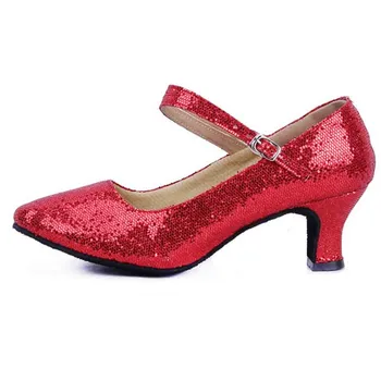 Elegants Sieviešu latīņu Kurpes Sarkanā Papēžiem Kurpes Modes Deju kurpes sieviešu kurpes