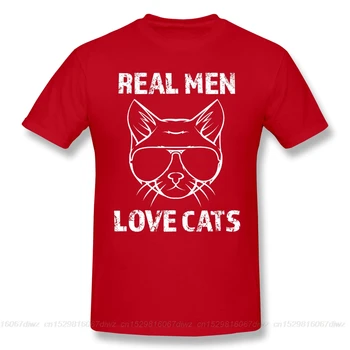 Smieklīgu T Kreklu, Sarkanu T-Kreklu, 6xl Gudrs Tee Kreklu Grafiskais īstiem Vīriem Patīk Kaķi Vīriešu Modes Īsām Piedurknēm 100 Kokvilnas Tshirt