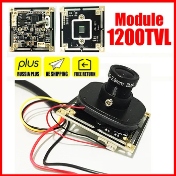 11.11 lielākais Pārdošanas!1/4Cmos FH8510+3005 1200TVL HD Krāsu kameras čipu Gatavo circuit board mini modulis 3.6 mm uzraudzības produkta