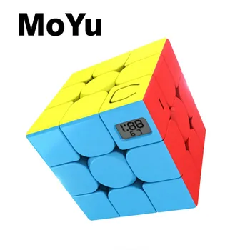 MoYu Klasē Meilong 3 Taimeris Magic Cube Glueless Mozaīkas Kubiem Ātrums Profesionālās Cubo Magico Izglītības Rotaļlietas Studentiem