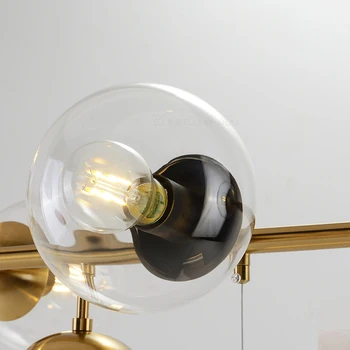 Ziemeļvalstu Dizaineru Stikla Bumbu piekariņu gaismas Ilgi Formu Dinning Room Dzīvojamā Istabā Karājas Kulons Lampas