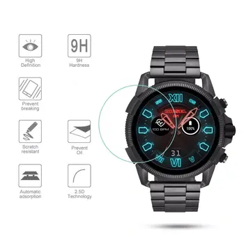 Rūdīta Stikla Ekrāna Aizsargs Dīzeļdegvielai Par Pilnu Apsardzes 2.5 Touchscreen Smartwatch 9H Nulles Pierādījumu Burbulis Bez Aizsardzības Plēves