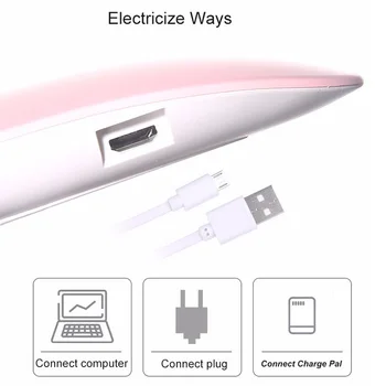 Mini Nagu Led Lampas, Portatīvās UV LED Nagu Lampu 6W Žāvēšanai Gēla poļu Komplekts Micro USB Ports Konservēšanas Mašīna Mākslas Instrumentus, 6w