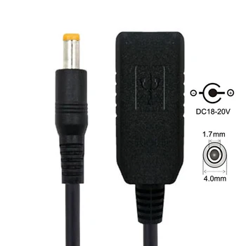 CY USB-C USB 3.1 Tips C līdz 20V DC 4.0 1.7 mm Kontaktdakša PD Emulatora Izraisīt Uzlādes Kabelis Klēpjdators