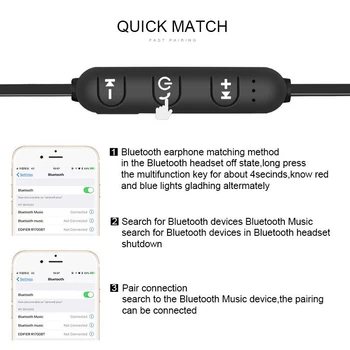 XT-11 Bluetooth Austiņas Sport Bezvadu Austiņas Bluetooth Austiņas Brīvroku Earbuds Ar Mic Par Huawei Xiaomi Samsung TXTB1