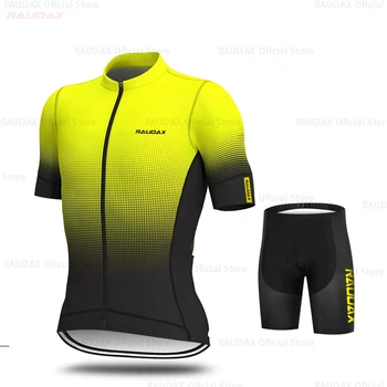 Raudax Riteņbraukšana Svīteri Kopums Ir 2021. Vīriešu Riteņbraukšanas Apģērbs MTB Riteņbraukšana Bikses, kombinezoni ar Krūšdaļu Velosipēdu Svīteri Triatlona Ropa Ciclismo drēbes