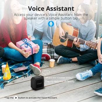 Tronsmart Groove Bluetooth 5.0 Skaļrunis IPX7 Ūdensizturīgs Portatīvo Kolonnas Mini SoundBox Ar TWS Balss Palīgs 24-Stundu Laika Spēlēt