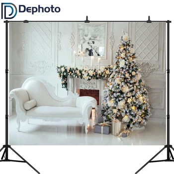 Dephoto Vinila Ziemassvētku Fonus Datora Drukā, Bērniem Fotogrāfija Backdrops Foto studija