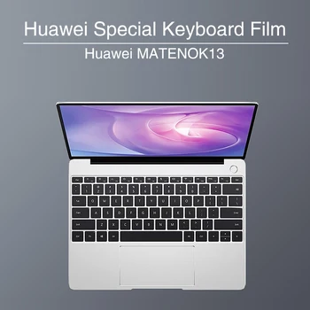 Gadījumā, TPU Par Huawei MateBook 13 collu 2020. gadam Piezīmjdatora tastatūras filmas Matebook13 WRT-W19 W29 Klēpjdators tastatūra ar aizsargplēvi Gadījumā
