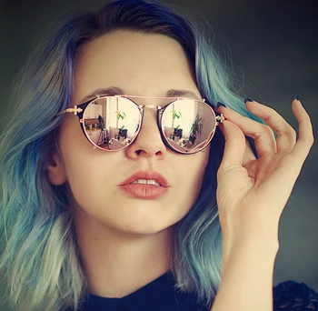 JackJad Ir 2021. Modes Stila SteamPunk Atvāžamais Noņemams Saulesbrilles Vintage Retro Zīmola Dizaina Saules Brilles Oculos De Sol Gafas