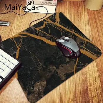 MaiYaCa Zelta Marmora Anti-Slip Gumijas Gaming Mouse Pad Liela Bloķēšanas Edge Tastatūra 80x30cm 700x300mm Deak Mat Cs Iet LOL