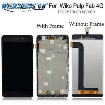 WEICHENG Par Wiko Celulozes Fab 4G LCD +Touch Screen Montāža Ar Rāmi Celulozes Fab 4G LCD Digitizer 2. Slaids+bezmaksas rīki