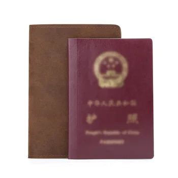 Vintage dabiskās ādas, krievijas pases vāciņu Vīriešiem ceļot pases vāki pase aizsargs, krievijas, asv, uk