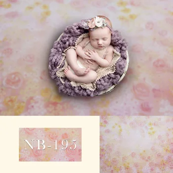 Rožu ziedu backdorp fotogrāfija ziedu eļļas glezna jaundzimušo bērnu portretu, fotogrāfiju, foto fona studio saulespuķu