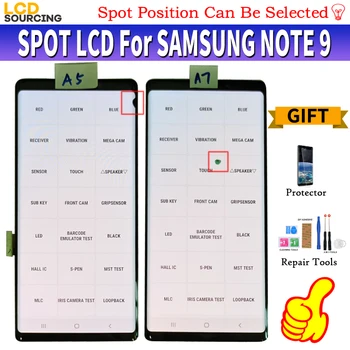 Amoled Defektu Dead Pixel Samsung Galaxy Note 9 LCD N960D N960F Touch Screen Digitizer Samsung, Ņemiet vērā, 9 lcd aizstāt