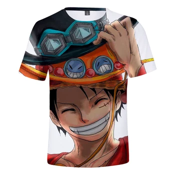 Viens Gabals 3D Drukātā veidā t krekls Sieviešu/Vīriešu Vasaras Īsām Piedurknēm 2018 Gadījuma Tshirts Populāra Anime Moderns Tee Krekli Pasūtījuma