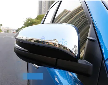 Chrome Auto Stils Durvīm Spoguļi Vāka Pārklājums Atpakaļskata Melns, Panelis, Rāmis 2016 2017 2018 