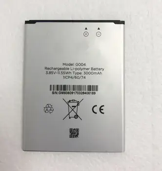 Jaunu 3.85 V G004 3000mAh Uzlādējams Li-polimēra Bateriju, Vispārējā Mobilo G004 Mobilo Telefonu 1ICP4/60/74