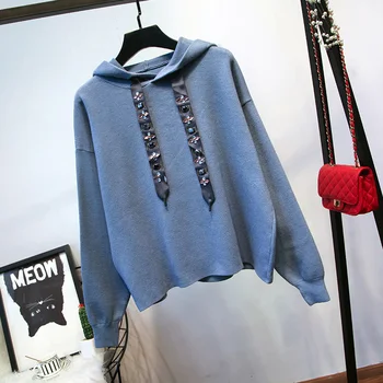 Sieviešu sporta tērps Liels Plus Izmērs XL-5XL tracksuit Kapuces džemperis+bikses divas gabals, kas Top Un Elsas Sportwear Silts atbilstošo kopas