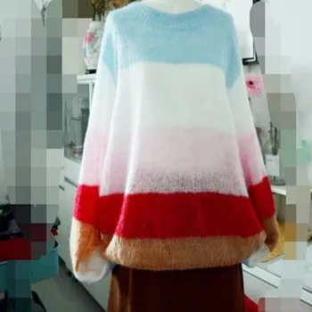 500Meter/grupa augstas kvalitātes vilna, mohēra, vilna ziemas šalle šalle džemperis vītne DIY ar rokām adītas krāsu diegus 0.25 KG