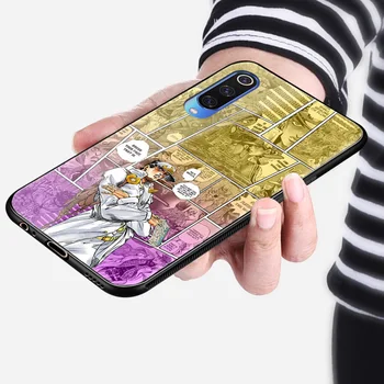 Jotaro Kujo Jojo Mīksta silikona Spīdīgs stikls Telefonu Gadījumā vāka apvalku Xiaomi Mi 8 9 SE Sajauc 2 2s 3 RedMi Piezīme 5 6 7 8 Pro