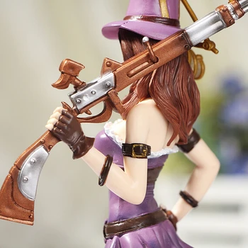 Jauns anime spēles pvc Caitlyn šerifa no piltover rīcības attēls 27cm modeļa rotaļlietu sexy policijas lelle juguetes karstā pārdošanas