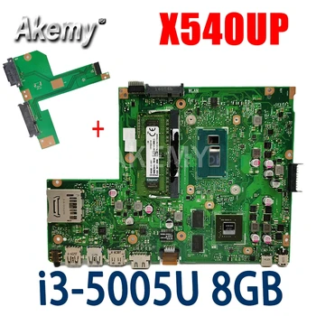 ERILLES klēpjdators Mātesplatē X540UP X540U A540U R504U Mainboard W/ i3-5005U 8GB RAM DDR3 GT920M GPU Bezmaksas HDD valde
