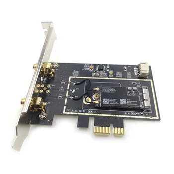 Konversijas Karti ar Dual Antenas BCM943224PCIEBT2 BCM94360CS2 MAC Tīkla Karte PCI-E