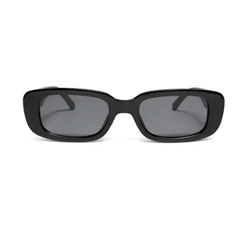 LongKeeper Taisnstūra Vintage, Saulesbrilles Ar Brillēm Karājas Ķēdes Sieviešu Punk Laukumā Modes Retro Brilles Karājas Kakla Ķēde