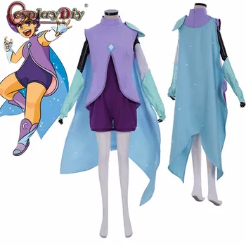 Cosplaydiy Viņa-Ra: Princess Varas Cosplay Zaigot Vienoti Tērpi, Tērpu Pieaugušo Bērnu Halloween Pilna Tērpiem Pasūtījuma
