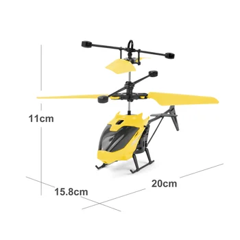 Mini RC Dūkoņa Helikopteru Infraed Indukcijas 2 Kanālu Elektronisko Smieklīgi Apturēšanu Dron Gaisa kuģa Quadcopter Mazo Drohne Bērniem Rotaļlietas
